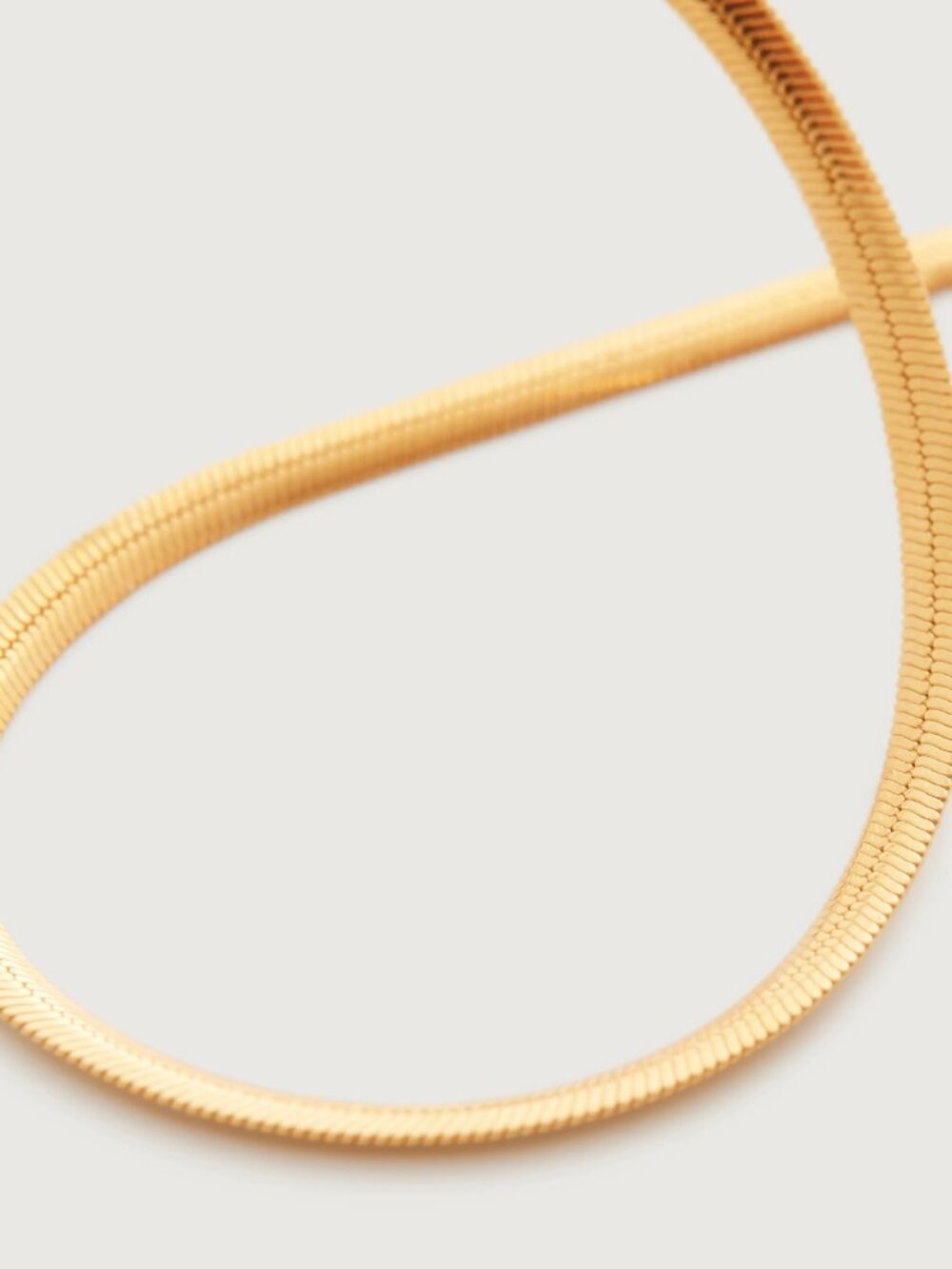 Monica Vinader Snake Chain Necklace 18in 18k Gold Vermeil Essential Capsule - Picture 6 of 13
